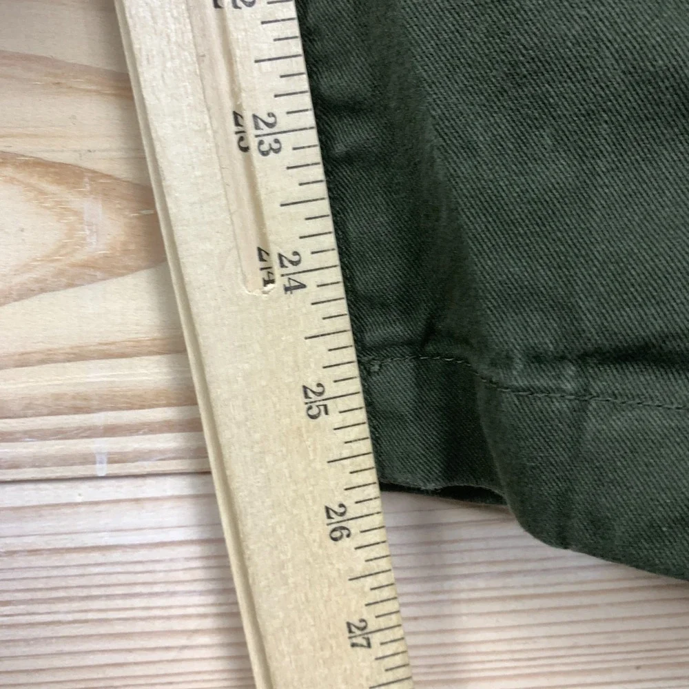 Musinsa Standard Wide Barrel‎ Leg Trouser 31 Pleated Green Pants Utility